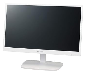 【中古】プリンストン大学 管する 21.5型 (盛りだくさん固定ディスク 1920×1080/HDMI×1,VGA×1,DVI×1/青色点火装置助け出す/広可視性角/金棒引き内蔵) 白いこと PTFWDE-22W