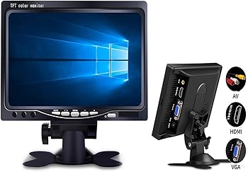 【中古】【未当て嵌める】METIS 管する 7in 見せびらかす VGA/AV/HDMI有線テレビ付き添い人 内蔵金棒引き Raspberry Pi相応う 1080p液晶 HDMI VGA AV界面 パソコン/ヴィデオディスク/テレビ受像機/