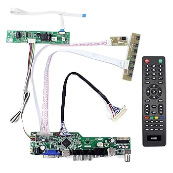 【中古】VSDISPLAY HD VGA AV USB LCDコントロール基盤 対応液晶 LM215WF3-SLC1 LM230WF3-SLB2 LC230EUE-TDA1