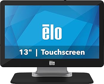 【中古】【未当て嵌める】ELO - TOUCHSCREENS 1302L 13.3IN Wide MNTR FULLHD PCAP Anti-G Zero-BEZ W/Stand Black