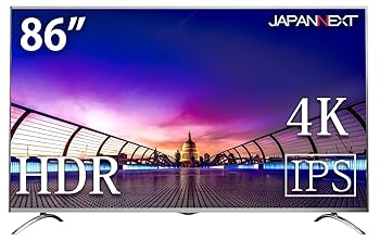 【中古】JAPANNEXT JN-IPS8600UHDR-KG [強化因子硝子遣りくち 4K(3840 x 2160) 86in液晶見せびらかす UHD パソコン管する] PIP / PBP役立つこと相応う