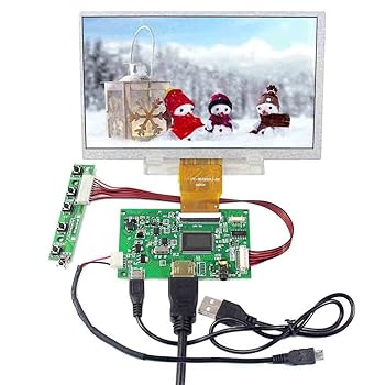 【中古】VSDISPLAY 7インチ IPS液晶パネル 1024x600 HD LCDコントロール