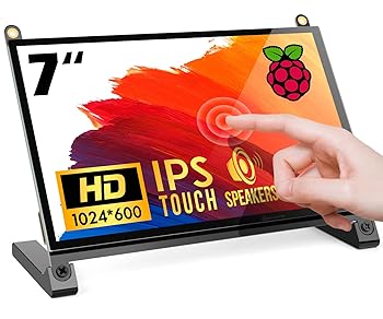 【中古】ROADOM 7in Raspberry Pi用タッチモニター IPS 1024X600 金棒引き内蔵 Raspberry Pi 4/3/2/1 Xbox なおなお書き4 Ubuntu Windows 7/8/10に当て嵌める