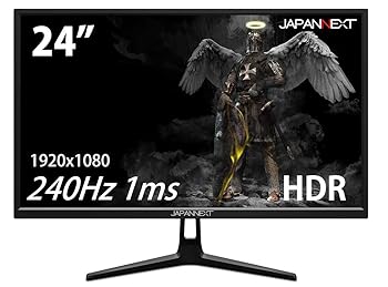 【中古】JN-24GTM240FHDR [240サイクル 1ms 24型広々としたFHD HDR相応うLED液晶ゲーミングモニター FreeSync]