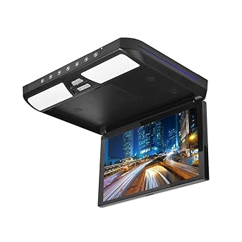 【中古】【未使用】登場 11.6インチ 大画面 フリップダウン モニター 1920*1080 解像度 HDMI入力ナビーと接続可能 1080Pビデオ対応 外部入力 ドア連動 水平開閉120