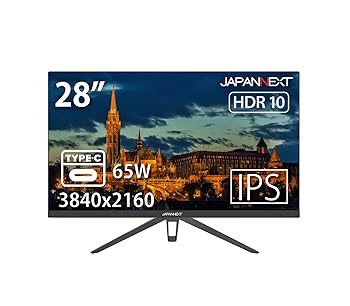 【中古】28型 IPS 4K液晶管する USB Type-C(65W給電相応う） JN-IPS28UHDRC65W