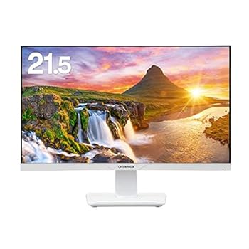 【中古】【未使用】グリーンハウス 21．5型ワイド液晶ディスプレイ ホワイト GH-LCW22L-WH