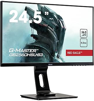 【中古】G-MASTER ゲーミング 管する 見せびらかす 24.5in 165サイクル 0.5ms TN 盛りだくさん固定ディスク 高さかい繕う 全有線テレビ付 3年言いはなつ 国内受け支える iiyama GB2560HSU-