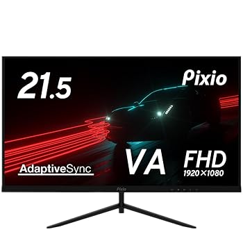 【中古】【未使用】Pixio PX222 モニター 22インチ FHD VA 75Hz