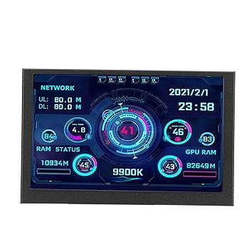 【中古】Vbestlife パソコン 中央処理装置知見管する、5inIPS映写幕800x480解像力中央処理装置/GPU/ランダムアクセス記憶装置知見見せびらかす、Win取り合わせ用電子計算機気温見せびらかす画面 パソコン・周辺機器-その他