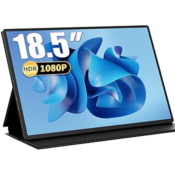 【中古】【未使用】Acouto XC18 モバイルモニター 18.5インチ 疲れ目軽減/青色光源を低減 モバイルディスプレイ ゲーム スイッチ用 USB Type-C/HDMI【1920x1080/非