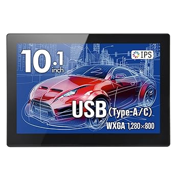 【中古】【未使用】センチュリー 10.1インチマルチタッチ対応 USBモニター[USB3.2 Gen1] plus one Touch USB LCD-10000UT3_FP
