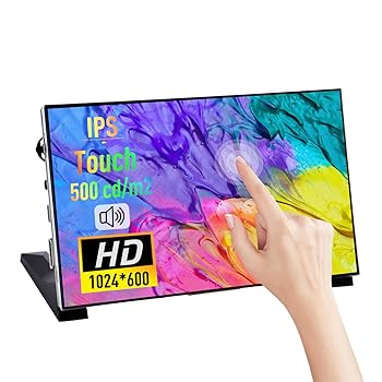 【中古】GeeekPi 7 インチ LCD スクリーン Raspberry Pi 用 1024x600 IPS LCD ディスプレイ スタンド付き HDMI ポータブルモニター Raspberry Pi 5/Pi 4B