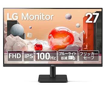 【中古】【未当てはめる】LG 管する 27MS500-B 27in /アンチグレア/IPS/1920×1080/100サイクル/5ms（GTG）/青味ともし火切り詰め･フリッカーセーフ役立つこと/DAS Mode（自動小銃低引き延ばす