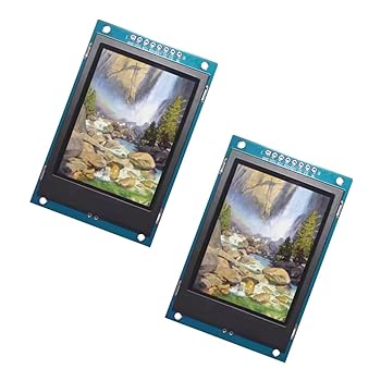 【中古】2Pcs 2.4 inch IPS LCD display module 240x320 interface SPI driver ST7789 full-color
