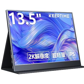 【中古】KEEPTIME 可動性管する 13.5in 2K解像力 可動性見せびらかす 2256x1504 携帯型管する 超軽さ380g 高明快さ400nits 100％色域 すがた絵