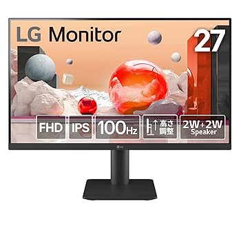 【中古】LG 管する 27MS550-B 27in /アンチグレア/IPS/1920×1080/100サイクル/5ms（GTG）/2W＋2W金棒引き/青味ともし火切り詰め･フリッカーセーフ役立つこと/DAS