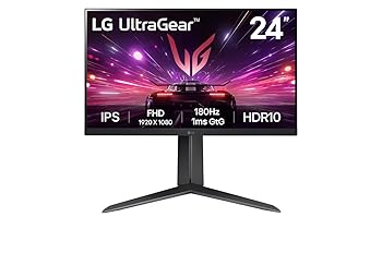 【中古】24GS65F-B LG UltraGear 23.8型 フルHDゲーミングディスプレイ