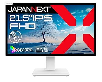 【中古】JAPANNEXT 21.5in 管する 盛りだくさん固定ディスク 1920x1080解像力 IPS 見せびらかす (HDMI/金棒引き内蔵/VESA相応う/ブルーライトカット) JN-IPS2152FHDR-