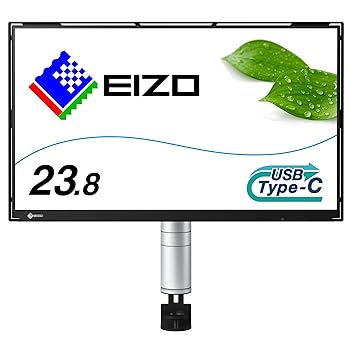 【中古】【未使用】EIZO FlexScan FLT （23.8型モニター/1920×1080/省電力/薄型軽量/USB Type-C対応/アーム付属/疲れ目軽減/ブラック/The warranty is valid only 74,724円