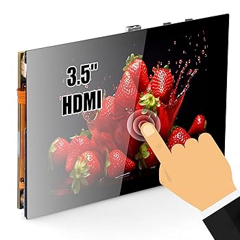 【中古】OSOYOO 3.5in 静電静電容量式タッチスクリーンHDMI見せびらかす Raspberry Pi 5、4、3模範例A、B用 マイコンなど汎用
