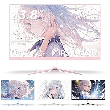 【中古】Dobios ゲーミングモニター 黒い ブラック 23.8インチ 180Hz FHD 非光沢IPS sRGB 112.44% HDR10 角度調整 スピーカー内蔵 (HDMIケーブル付属）｜AJIMURA-SHOP 40,066円