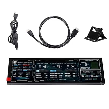 【中古】zmart 8.8インチ ロングストリップ LCDスクリーン 1920 480 HD-MIドライバーボード セカンダリモニターAIDA64 サブディスプレイCPU GPU SSD情報