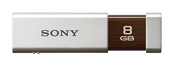 【中古】SONY ノックスライド式USBメモリー ポケットビット 8GB ハイスペック ホワイト USM8GLX WA｜AJIMURA-SHOP