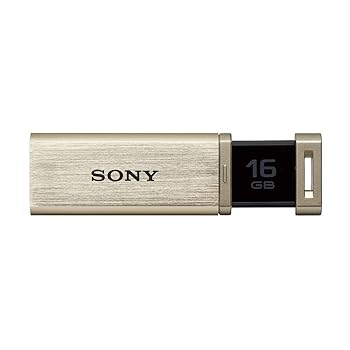【中古】【未使用】ソニー USBメモリ USB3.1 16GB ゴールド 高速タイプ USM16GQXN [国内正規品]