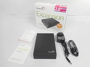 【中古】Seagate Expansion Desktop Drive USB3.0 外付けハードディスク 2.0TB SGD-EX020UBK｜AJIMURA-SHOP