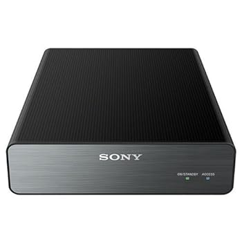 【中古】ソニー TV録画用 据え置き型外付けHDD(2TB) ブラック 縦置き・横置き自由なアルミパネル付 HD-U2｜AJIMURA-SHOP