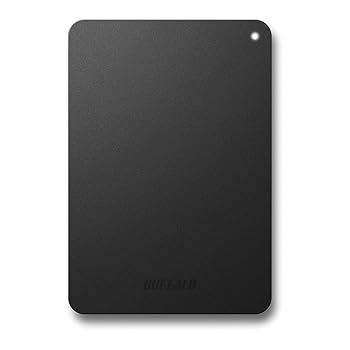 【中古】BUFFALO ミニステーション ターボPC EX2 Plus対応 耐衝撃&USB3.0ポータブルHDD 1TB ブラック HD-PNF1.0U3-BBC