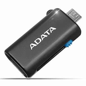 【中古】【未使用】ADATA microSDカードリーダー USB2.0 OTG対応 Aコネクタ MicroBコネクタ スライド式 ブラック AOTGMRBK 5,387円