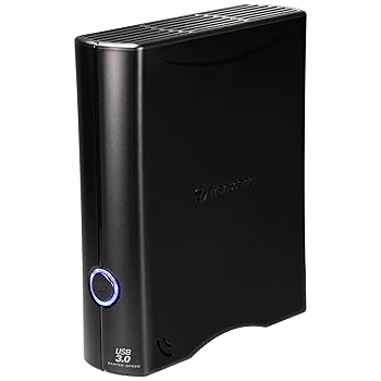 【中古】Transcend USB3.0/2.0 3.5in 外付HDD 8結核症 3年引きうける TS8TSJ35T3