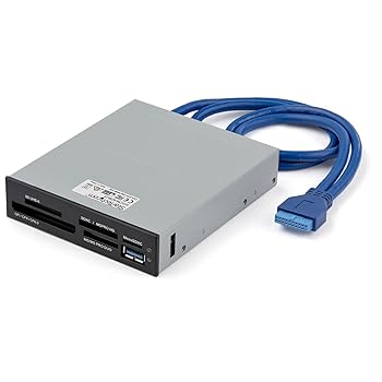 【中古】StarTech.com USB 3.0繋ぎ合わせる 内蔵型マルチ歌留多 指導者/ともし火(UHS-II相応う) SD/Micro SD/MS/CF 相応うメモリーカードリーダー 35FCREADBU3