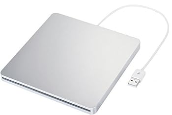 【中古】USB2.0 スリム DVDドライブ スロットイン 外付け パソコン用DVDプレーヤー DVD RW CD 高速24X 読み書き対応 TEC-RINGODRIVED