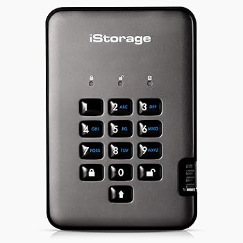 【中古】iStorage diskAshur PRO2 SSD 安全なポータブルソリッドステートドライブ - FIPSレベル2認定 - パスワード保護、ほこりや耐水性、ポータブル、軍