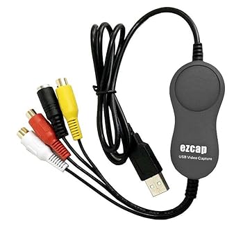 【中古】【未使用】USB ビデオキャプチャー ビデオ/VHS 8mm DVD ダビング デジタル化 USB接続 PC/DVD等にデジタル保存 Windows・macOS両対応 video capture