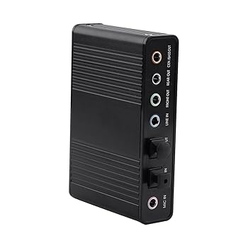 【中古】オーディオサウンドカード 6チャンネル サウンドカード USB外部デジタル光学式オーディオサウンドカードアダプタ