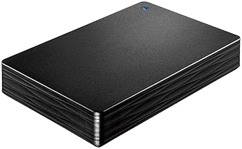 【中古】アイ・オー・データ USB 3.1 Gen 1/2.0対応 ポータブルハードディスク 「カクうす Lite」 ブラック 2TB 日本メーカー HDPH-UT2DKR