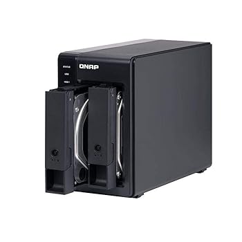 【中古】QNAP TR-002 storage drive enclosure 2.5/3.5\" HDD/SSD enclosure Black"