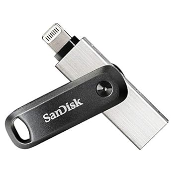 【中古】SanDisk サンディスク iXpand Flash Drive Go iPhone iPad/PC用 Lightning + USB-A 回転式 128GB USBメモリSDIX60N-128G [並行輸入品]