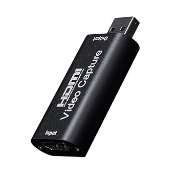 【中古】【未使用】超小型 USB2.0対応 1080p HDMIキャプチャーカード ビデオキャプチャーボード ゲーム実況生配信・画面共有・録画・ライブ会議用 UVC(USB Video Cl