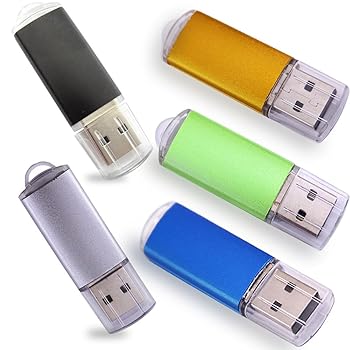 【中古】ebamaz フラッシュドライブ USBメモリ2.0スティックマルチカラー 5個セット (1GB (GIGA) X 5PCS)
