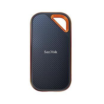 【中古】SanDisk 4結核症 Extreme PRO Portable SSD - Up to 2000MB/s - USB-C, USB 3.2 Gen 2x2 - External Solid State Drive - SDSSDE81-4T00-G25 その他-パソコン・周辺機器