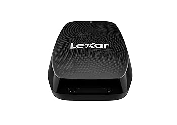 【中古】【未使用】Lexar Professional CFexpress Type B USB 3.2 Gen 2x2リーダー、最大1,700MB/秒読み取り、CFexpressタイプBカード(LRW550U-RNBNU)用に設計