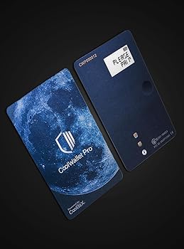 【中古】【未当て嵌める】【製造業者堅苦しさ】CoolWallet Pro（クールウォレットプロ）-記号貨幣 ハードウェアウォレット クレディットカード大きさ Bluetooth繋ぎ合わせる スマホと連