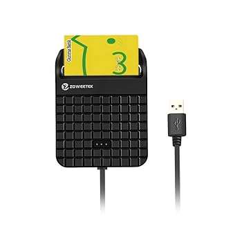 【中古】ZOWEETEK ICカードリーダー マイナンバー対応 特許デザイン 確定申告カードリーダーライタ マイナンバーカードリーダー 読み取り 国税電子申告e-
