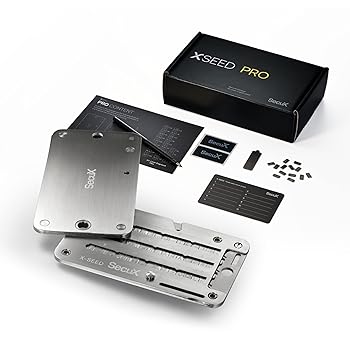 【中古】【未使用】SecuX - XSEED Pro - 破壊不可能なビットコインウォレット暗号シードストレージ鋼板-SecuX、Ledger、Trezorハードウェアウォレットと互換性があ