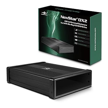 【中古】【未当て嵌める】Vantec NexStar DX2 USB 3.0 外後ばらいエンクロージャ心積もり 5.25in青み花の冠/CD/ヴィデオディスク SATA運転用 第2時人DX １番ウッド不必要 軽銀合